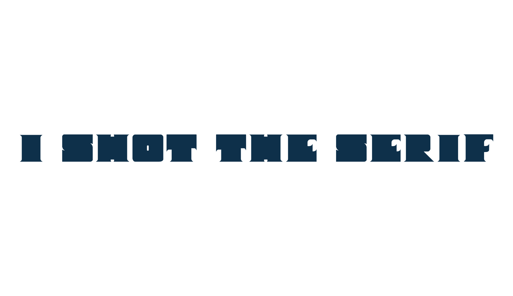 I Shot The Serif (i-shot-the-serif), various font preview