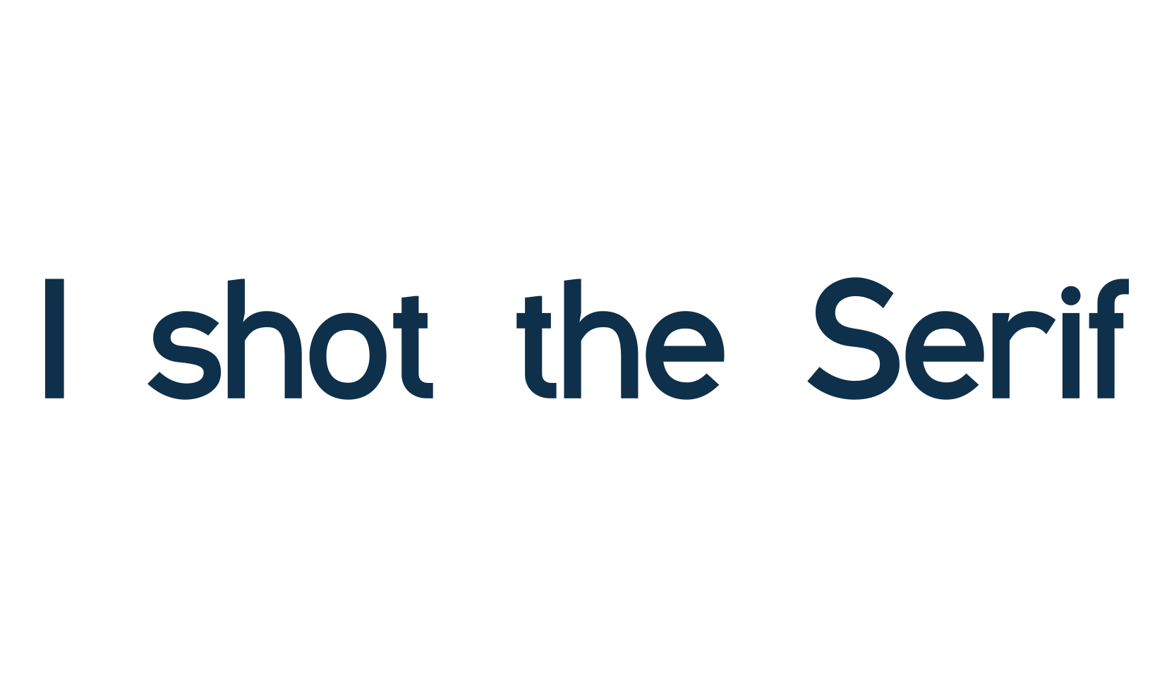 I shot the Serif (i-shot-the-serif2), sans serif font preview