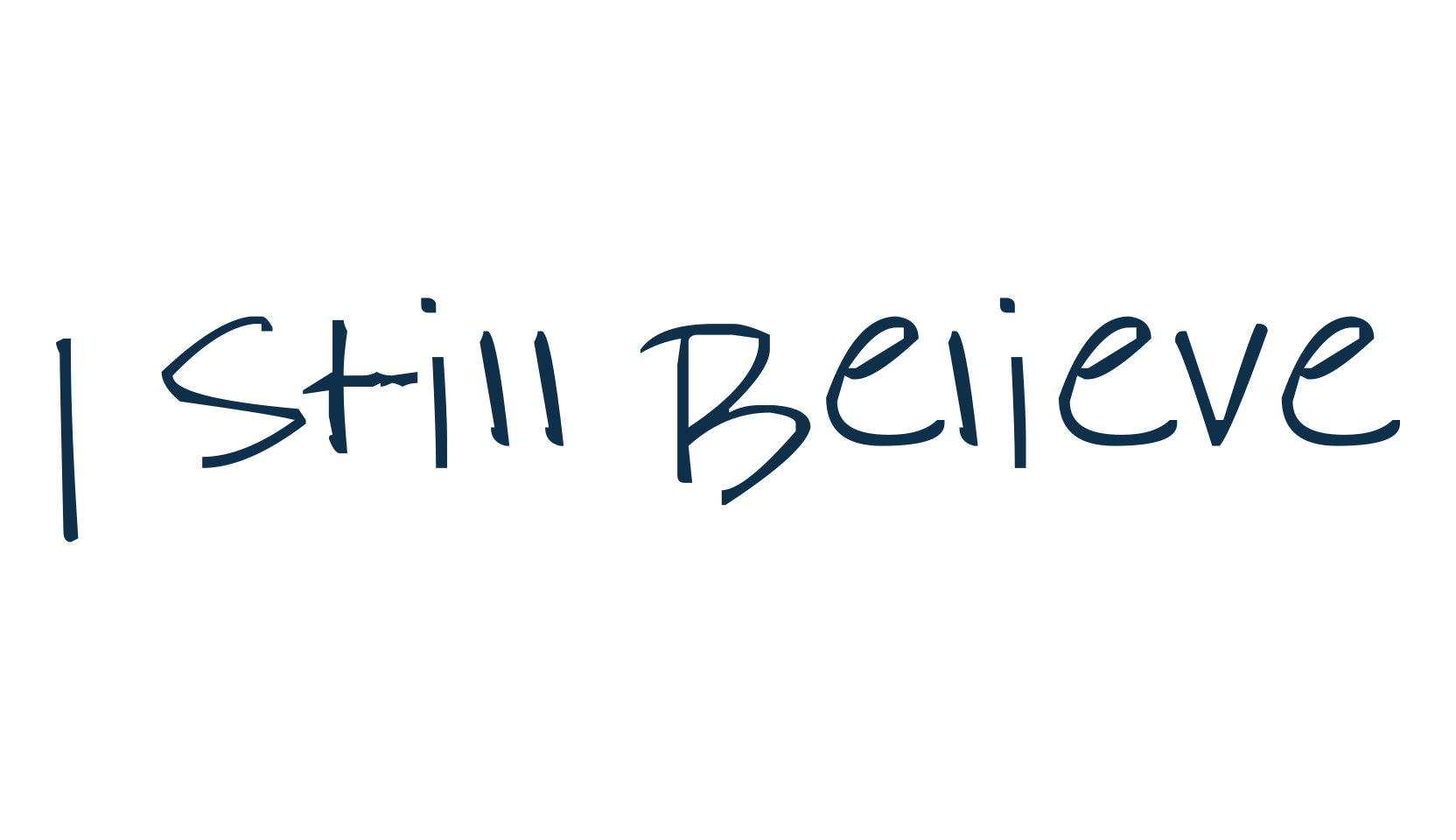I Still Believe (i-still-believe2), script handwritten fancy decorative calligraphy font preview