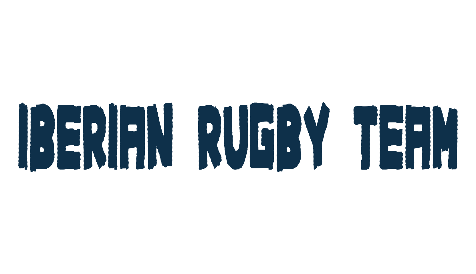 Iberian Rugby Team, fancy eroded decorative font preview