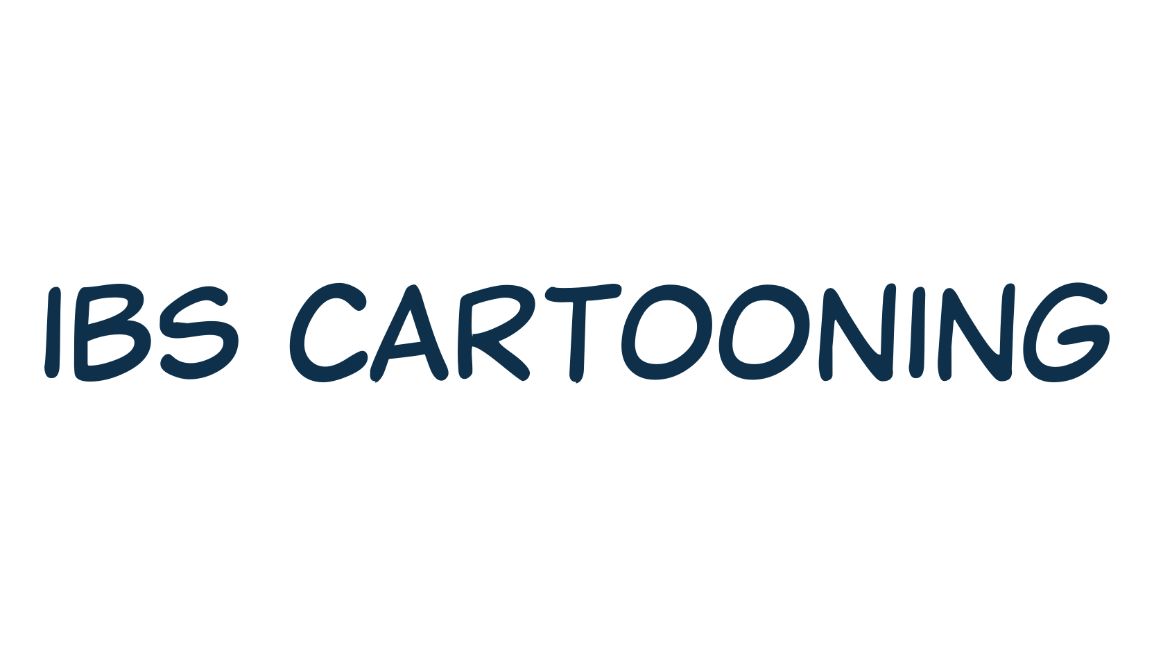 IBS Cartooning, cartoon font preview