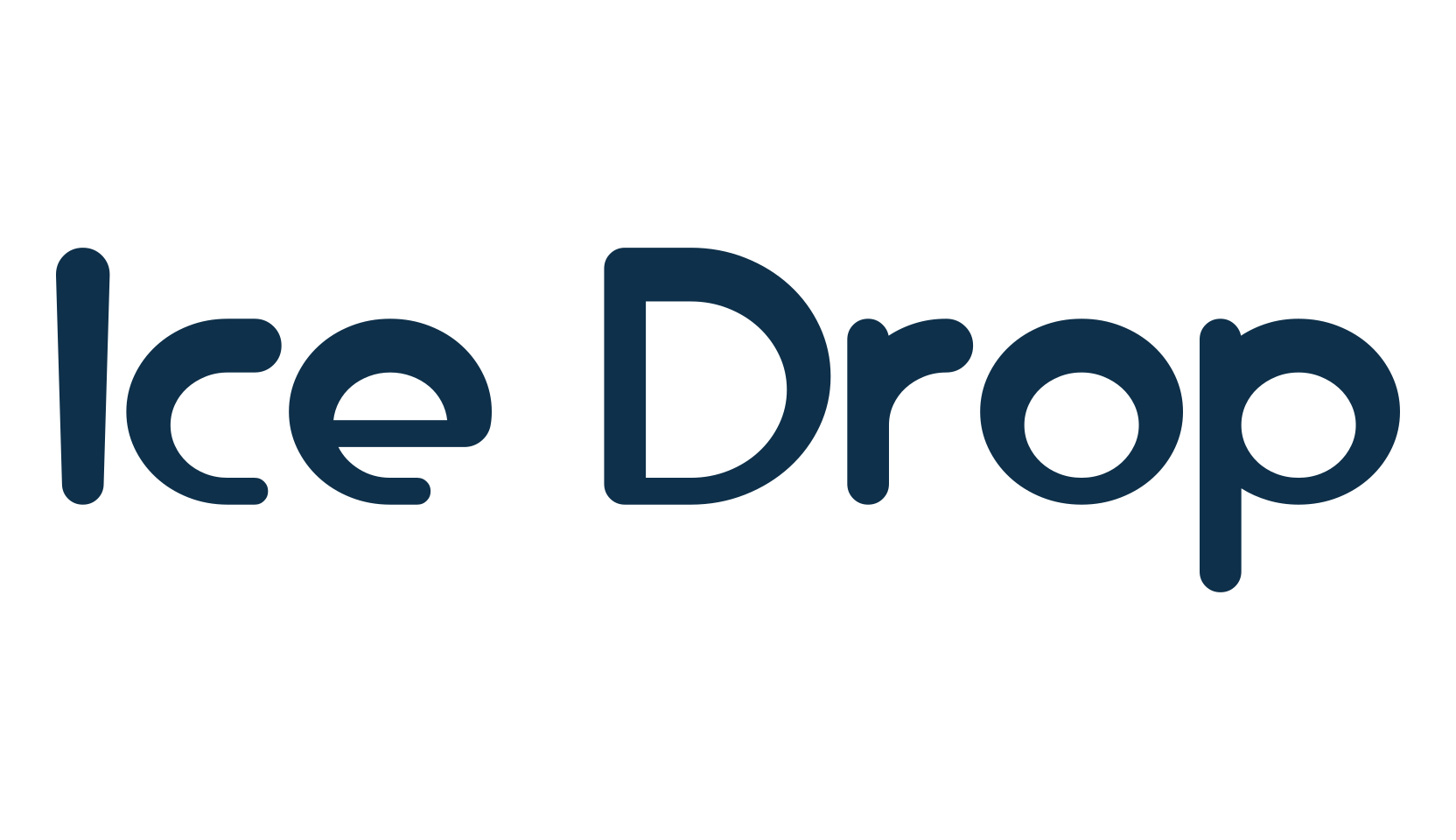 Ice Drop, groovy font preview