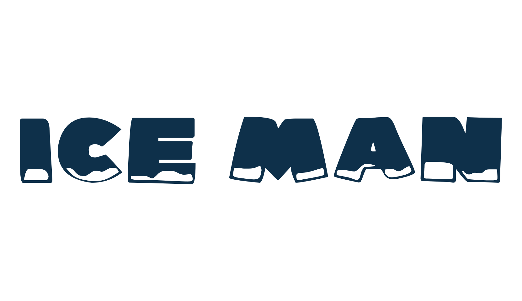 Ice Man, fancy fire, ice decorative font preview