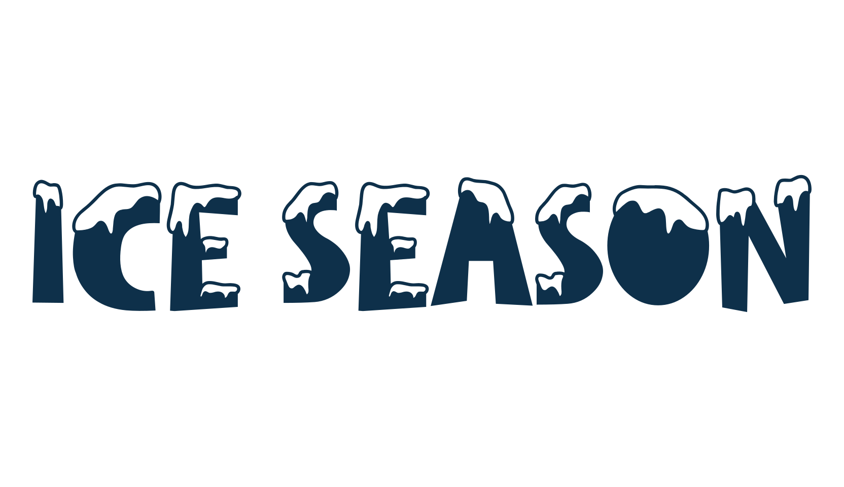 Ice Season, fire, ice font preview