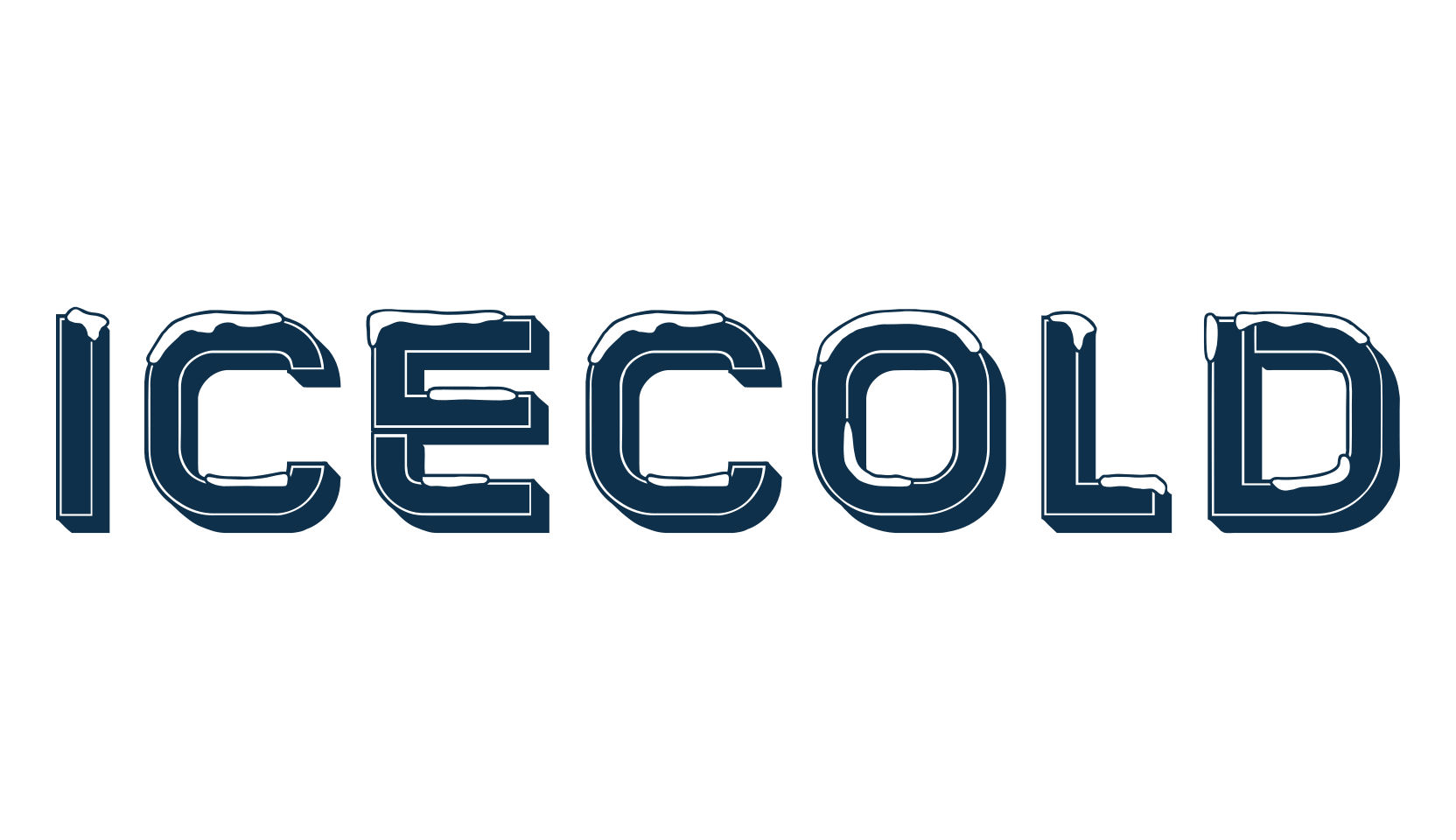 Icecold, fire, ice font preview