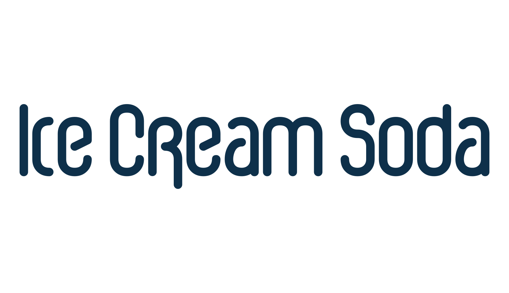 Ice Cream Soda, various font preview