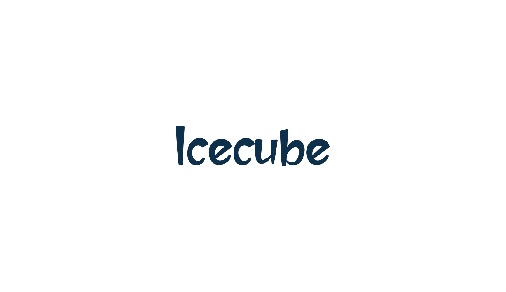 Icecube, fancy cartoon decorative font preview