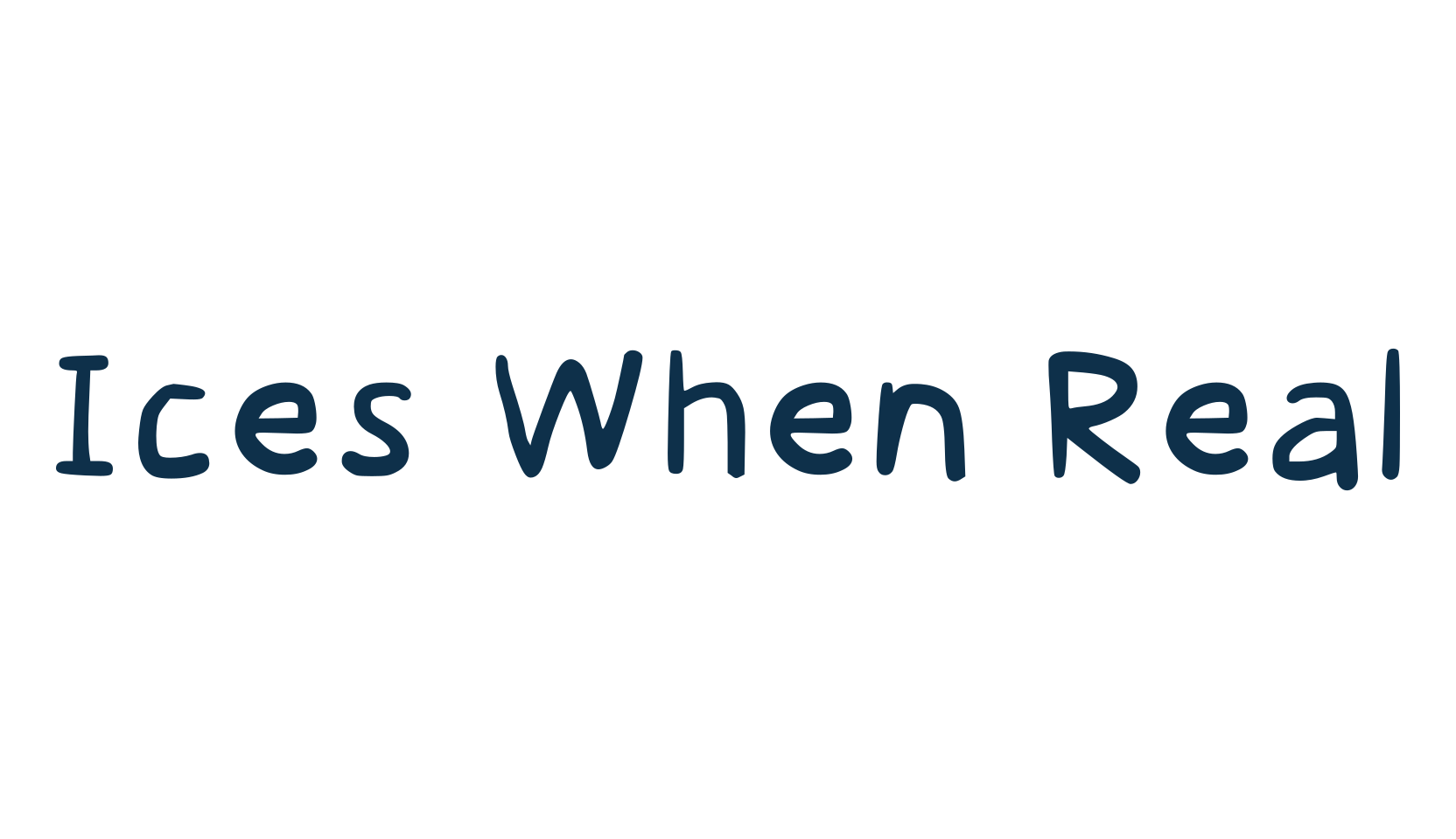 Ices When Real, script handwritten fancy decorative calligraphy font preview