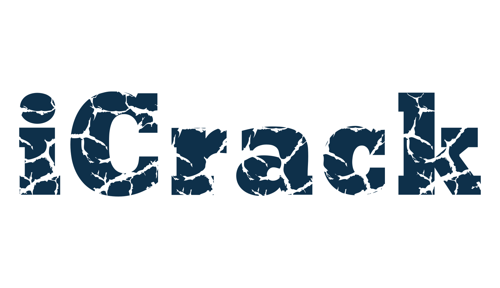 iCrack, fancy destroy decorative font preview