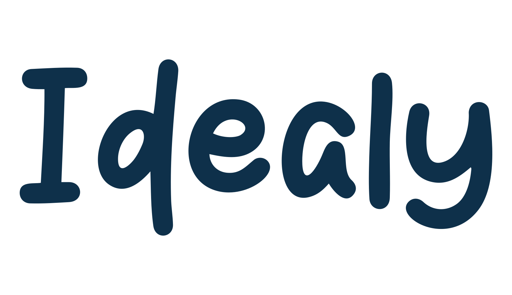 Idealy, fancy cartoon decorative font preview