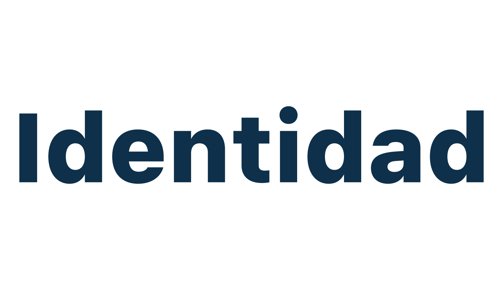 Identidad, basic sans serif font preview