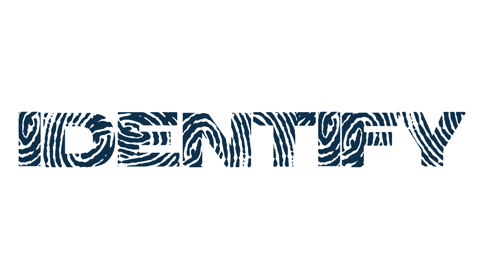Identify (identify), decorative font preview