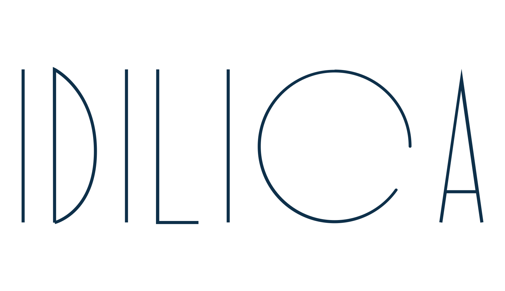 Idilica, retro font preview