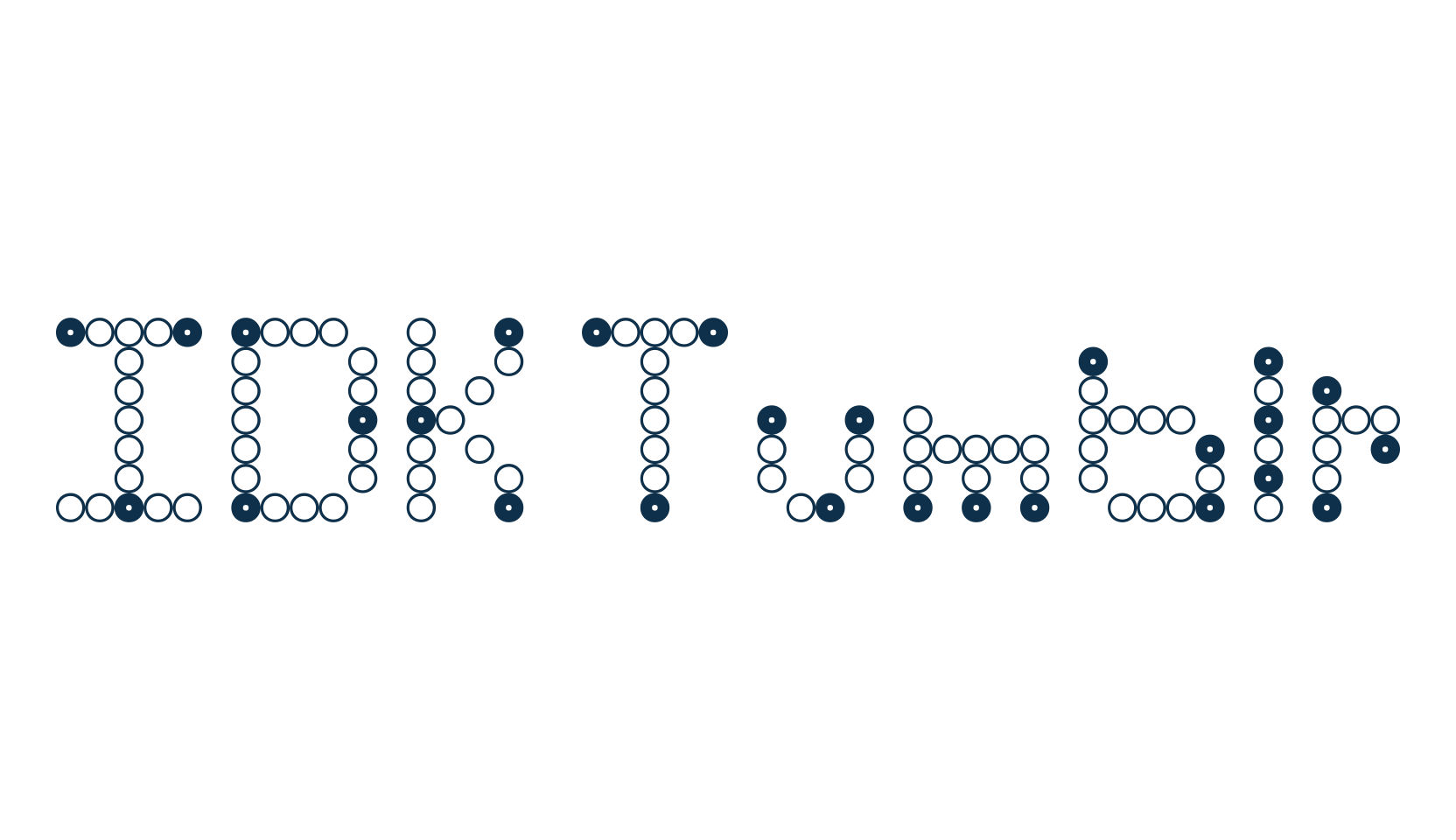 IDK Tumblr, fancy decorative font preview
