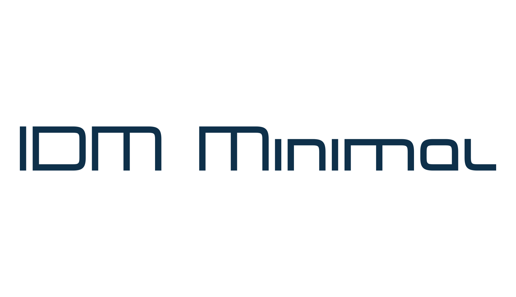 IDM Minimal, fancy various techno sci-fi font preview