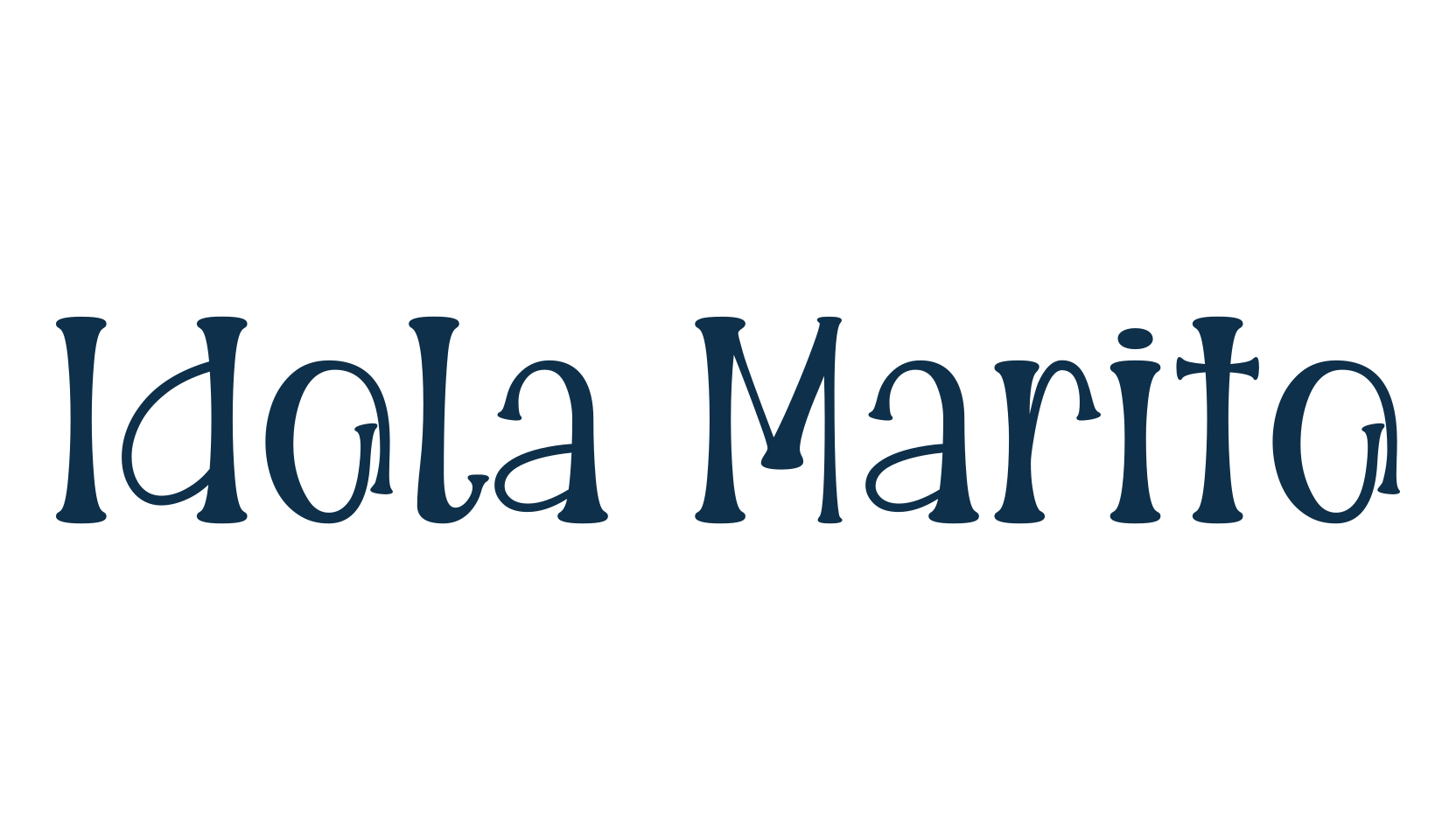 Idola Marito, fancy various decorative font preview