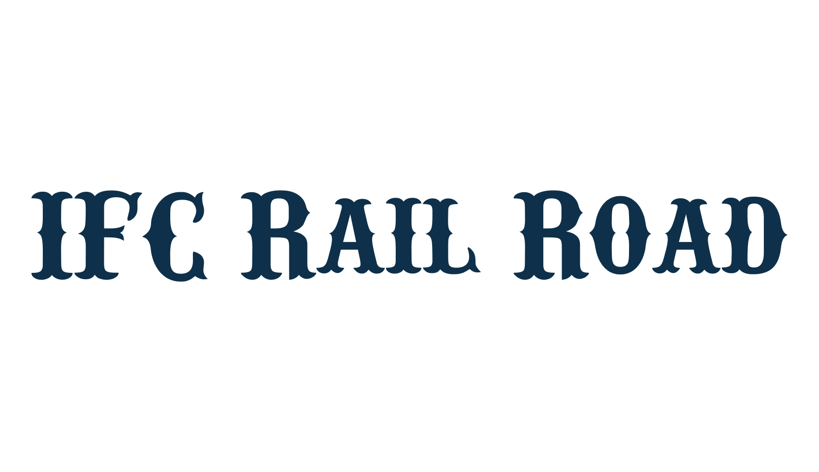 IFC Rail Road, western font preview
