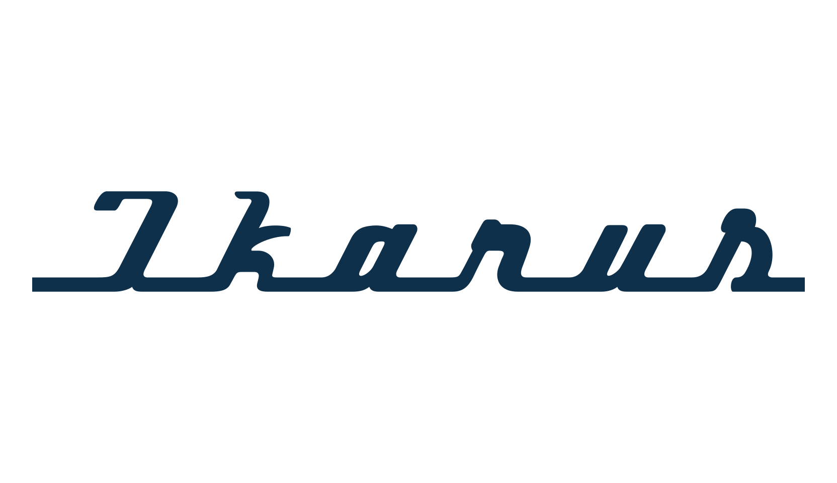 Ikarus, fancy retro decorative font preview