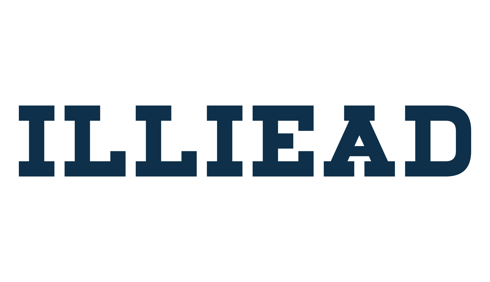 Illiead, serif font preview