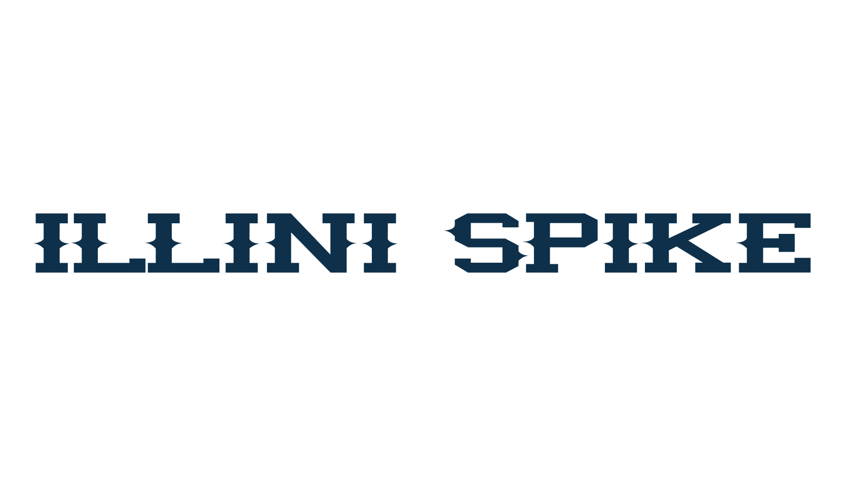 Illini Spike, fancy western decorative font preview