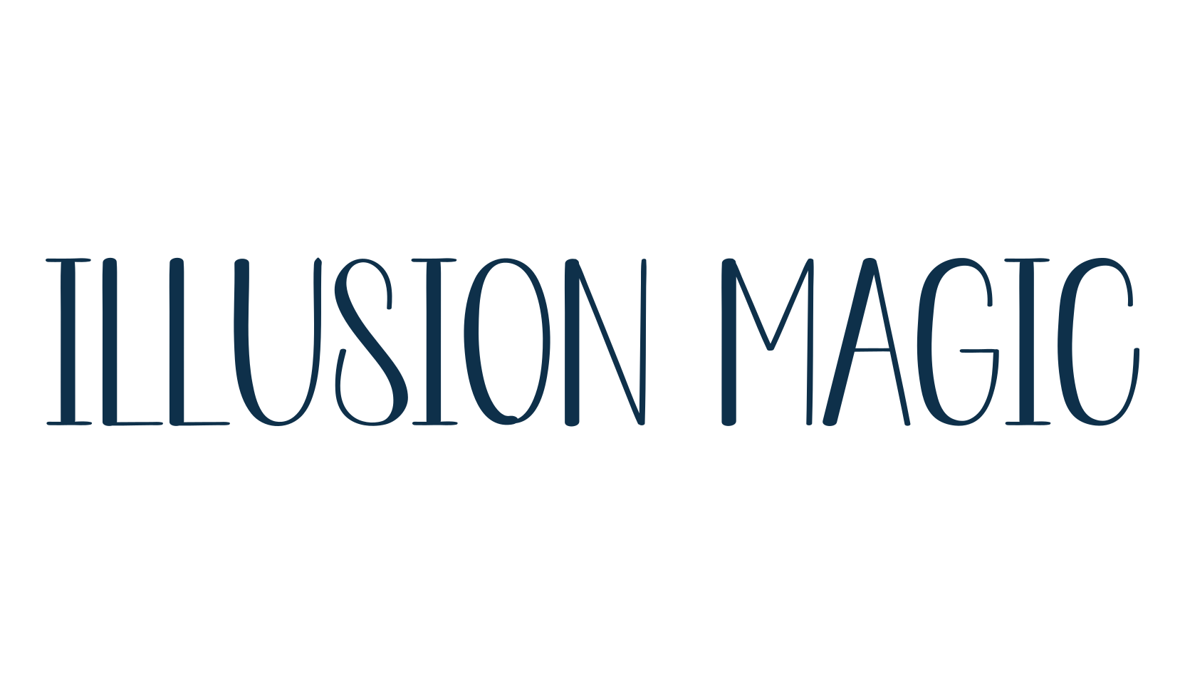 Illusion Magic, display market font preview