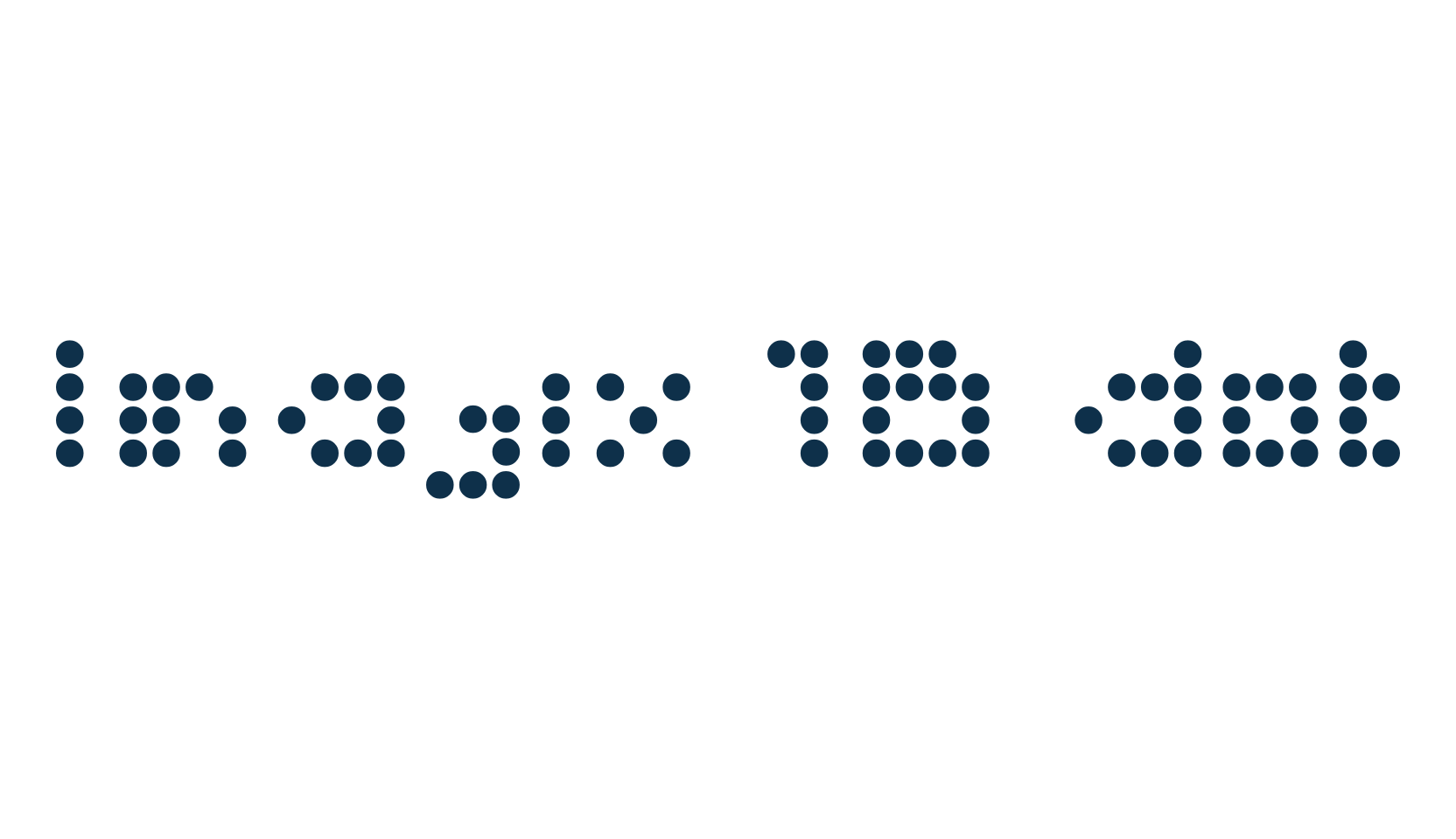Imajix 16 dot, techno lcd sci-fi font preview