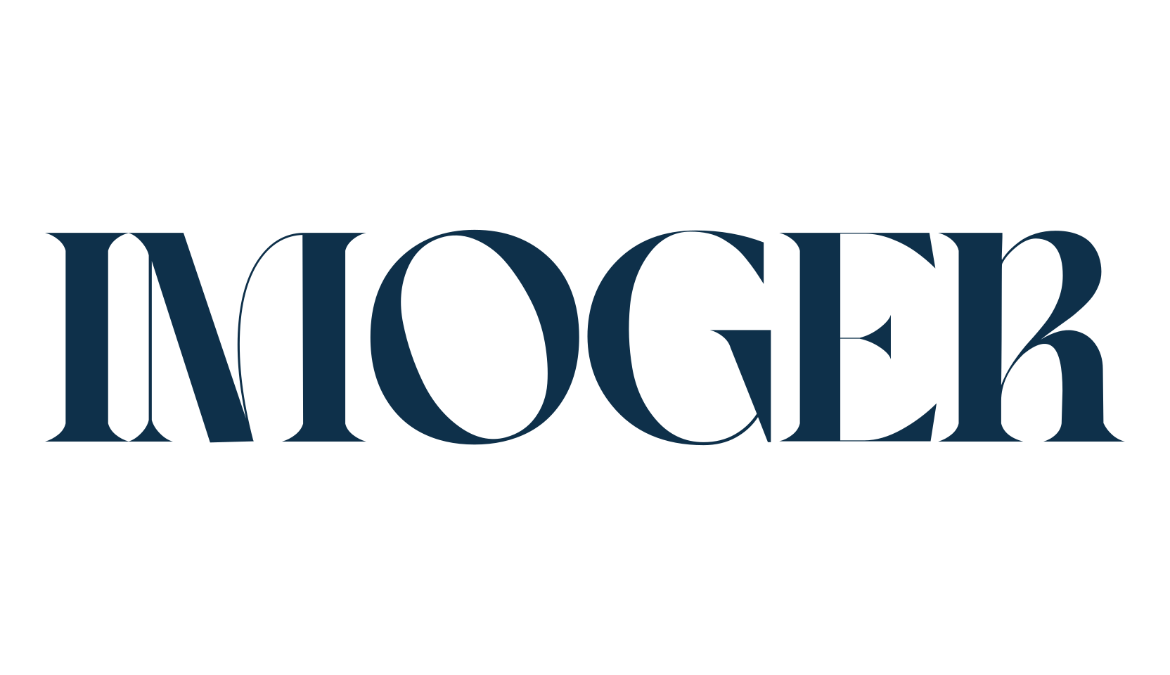 Imoger, serif font preview