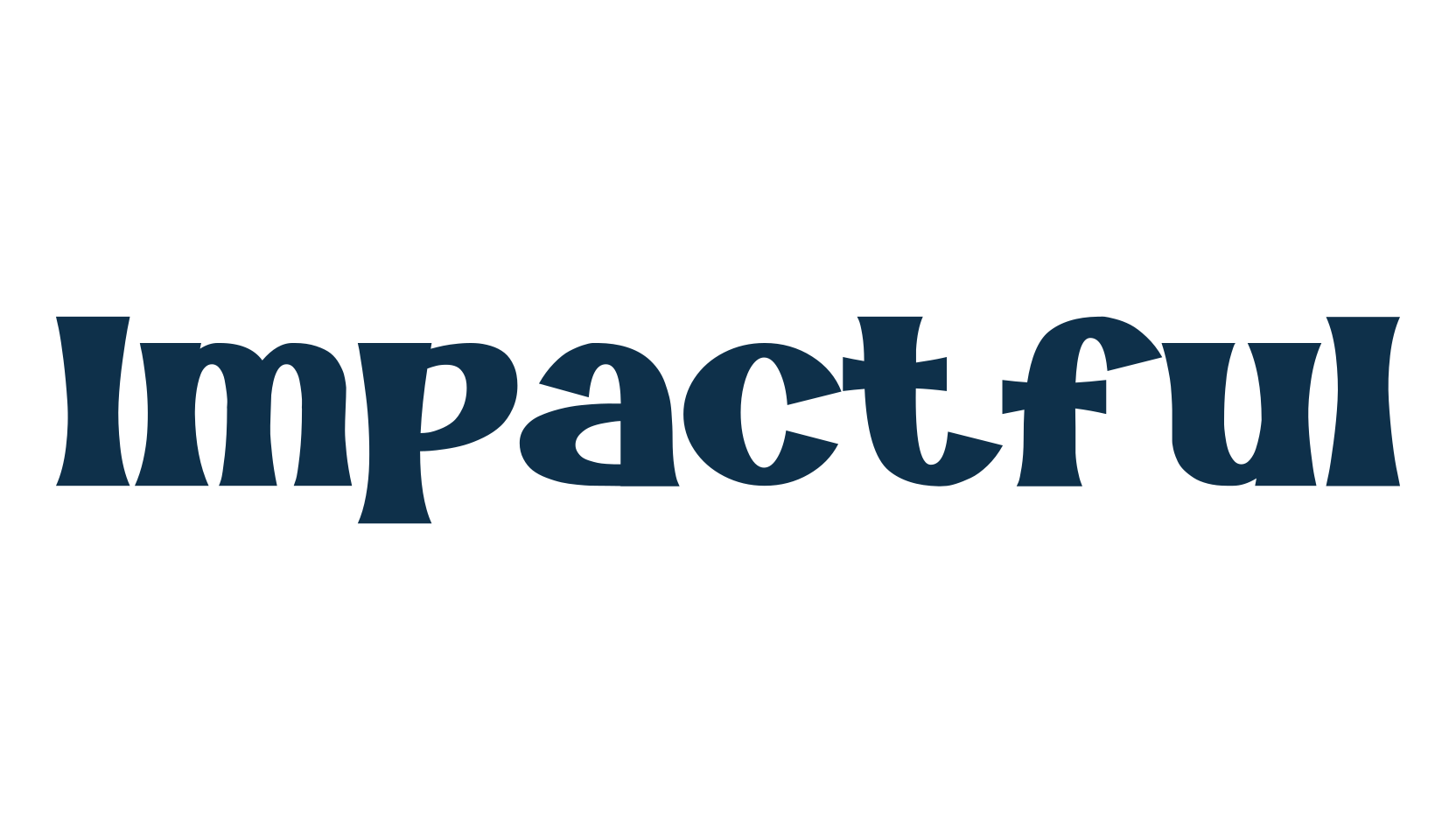 Impactful, retro font preview