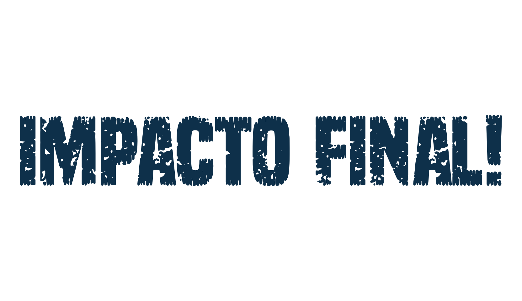 Impacto Final!, fancy destroy decorative font preview
