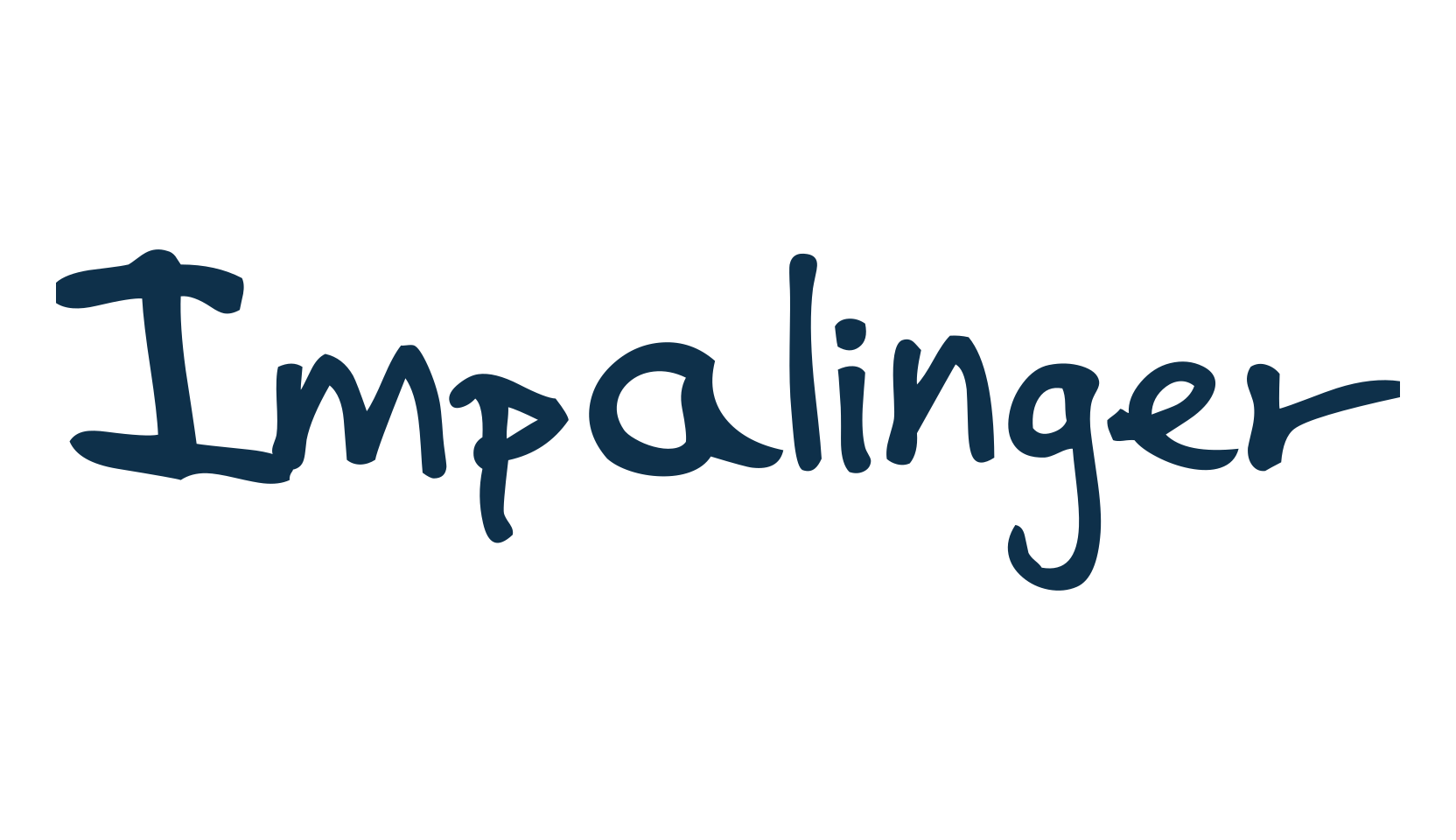 Impalinger, handwriting font preview