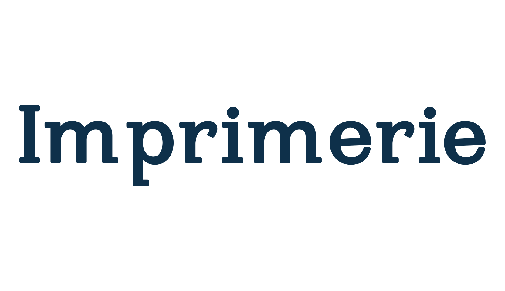 Imprimerie, basic serif font preview