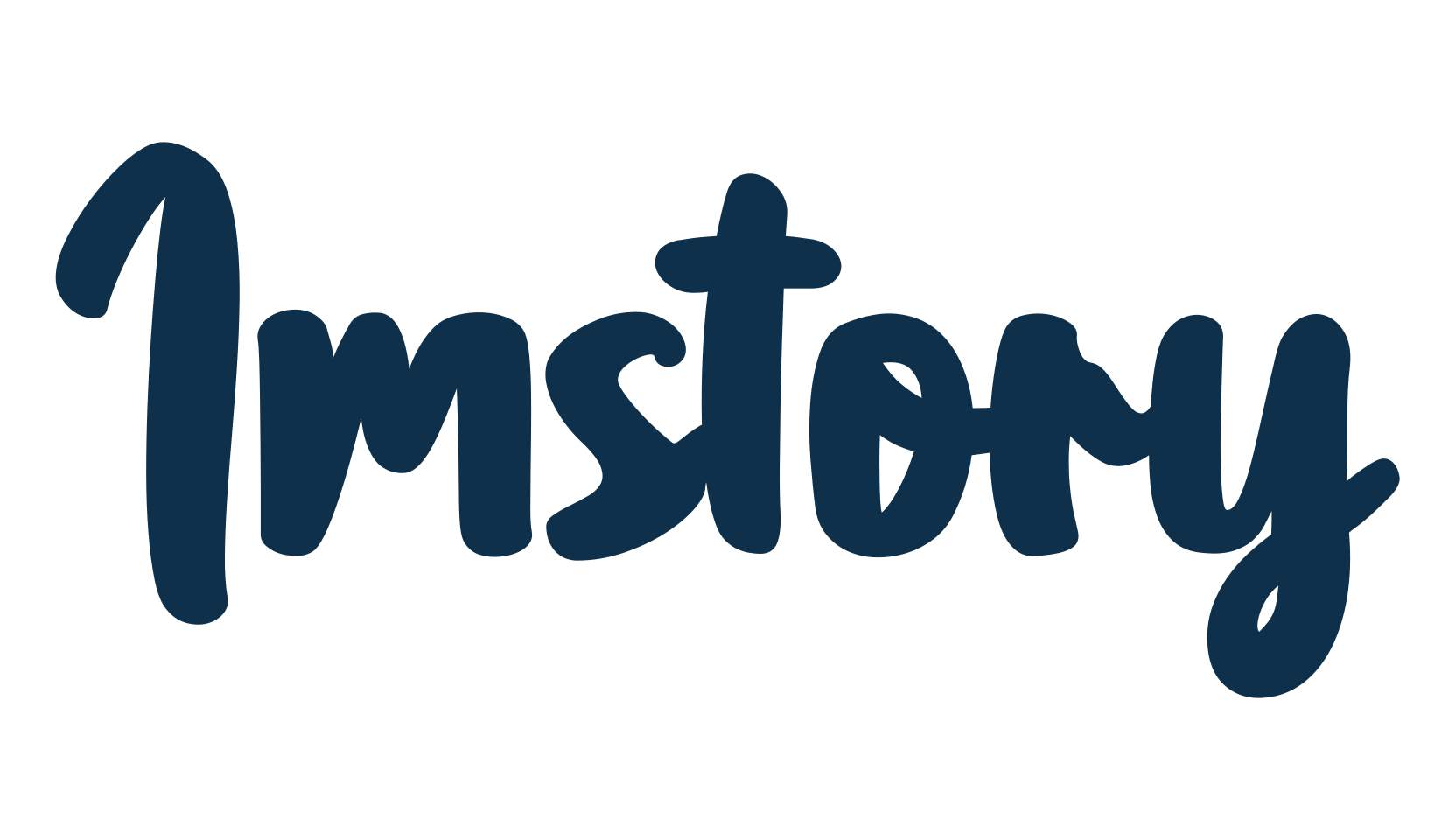 Imstory, script handwritten fancy decorative calligraphy font preview
