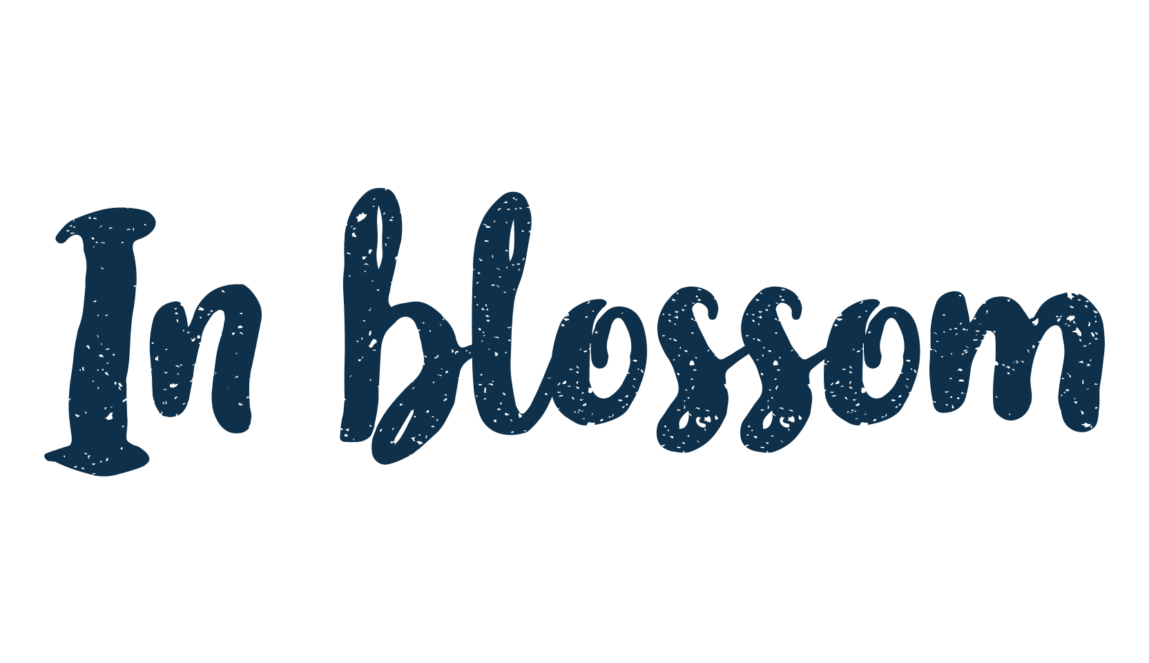 In blossom, brush font preview