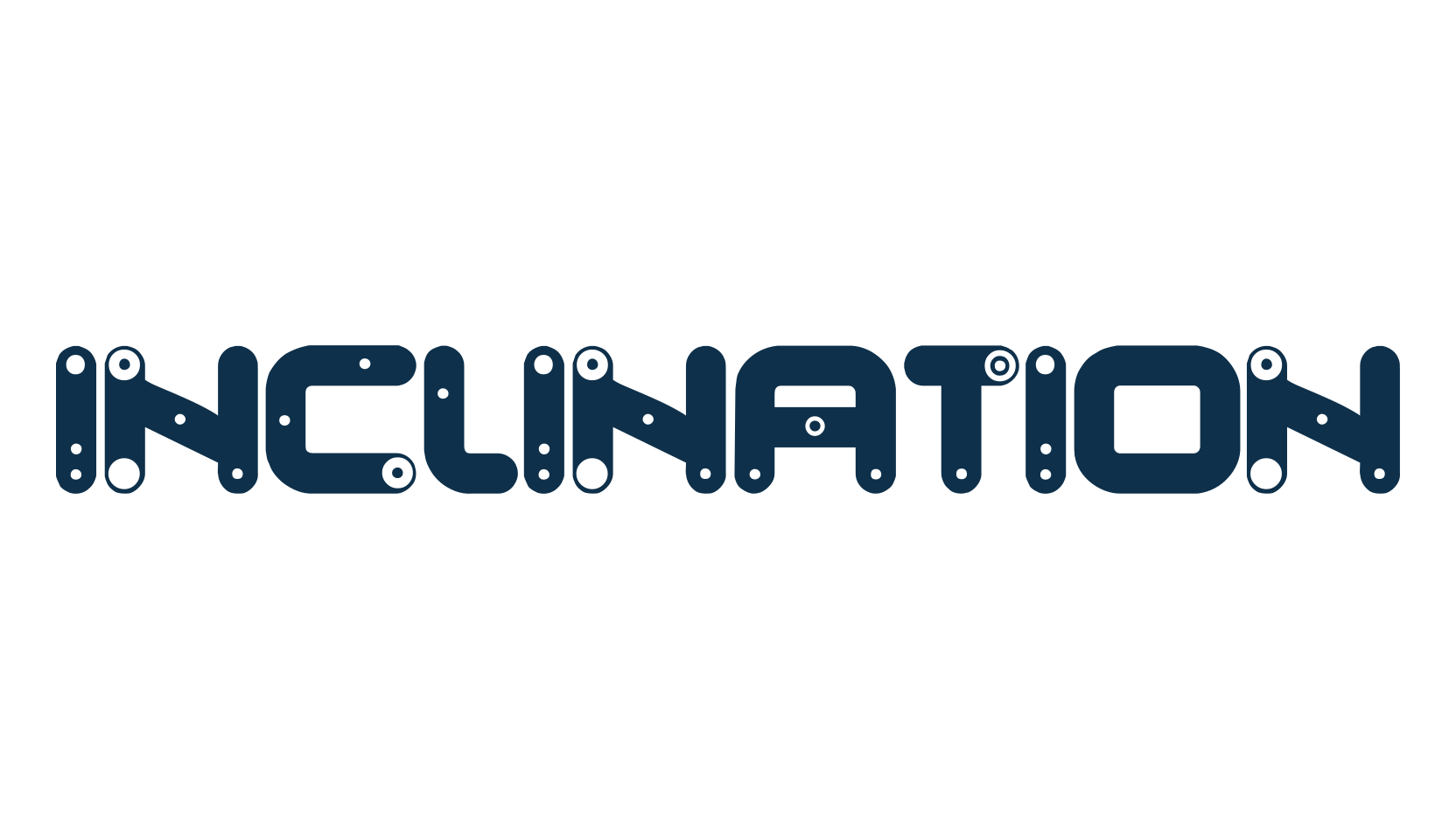 Inclination, decorative font preview