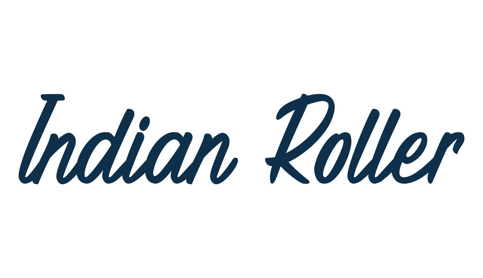 Indian Roller, fancy various decorative script calligraphy font preview