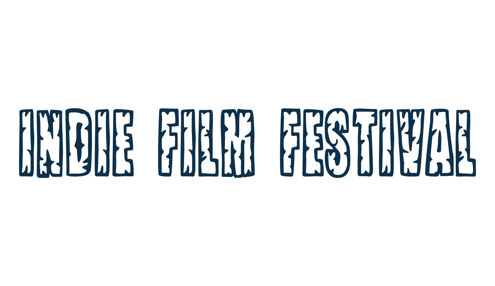 Indie Film Festival, decorative font preview