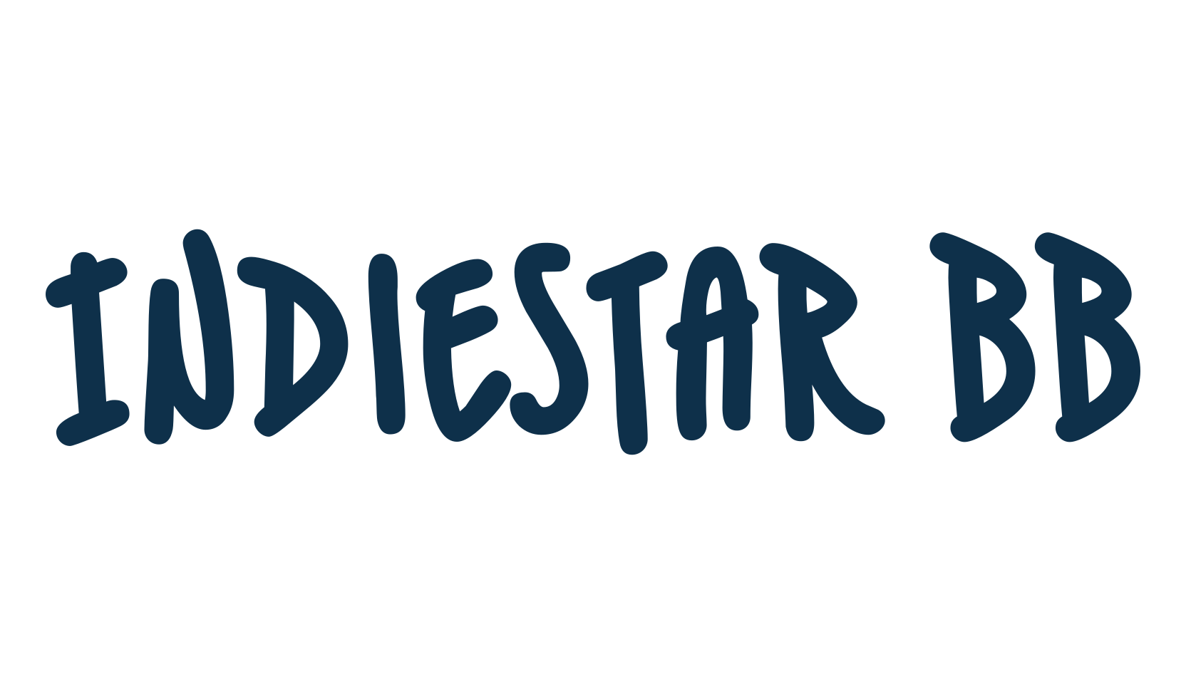 IndieStar BB, cartoon font preview