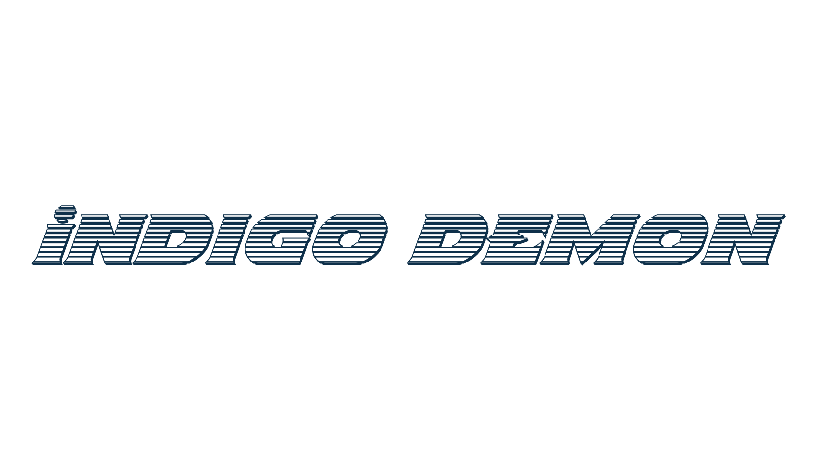 Indigo Demon, gothic modern font preview