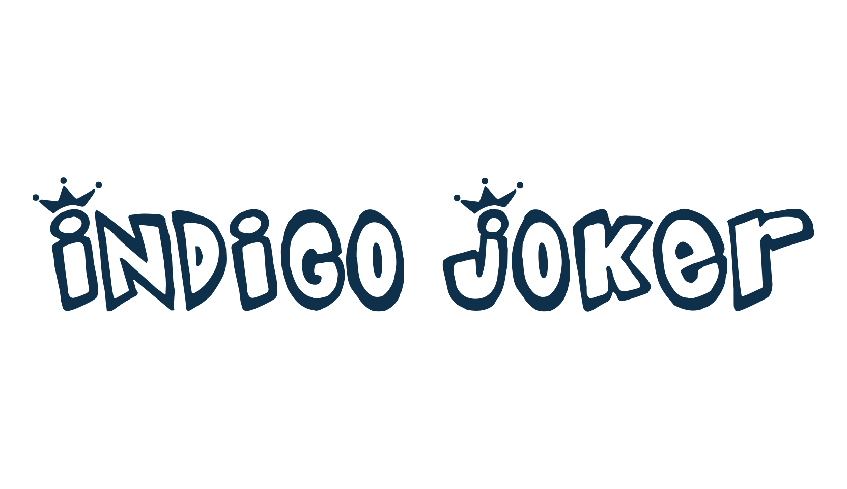 Indigo Joker, cartoon font preview