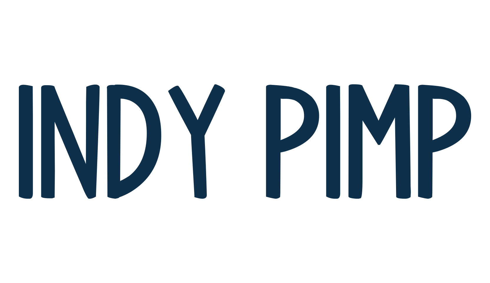 Indy Pimp, fancy cartoon decorative comic font preview