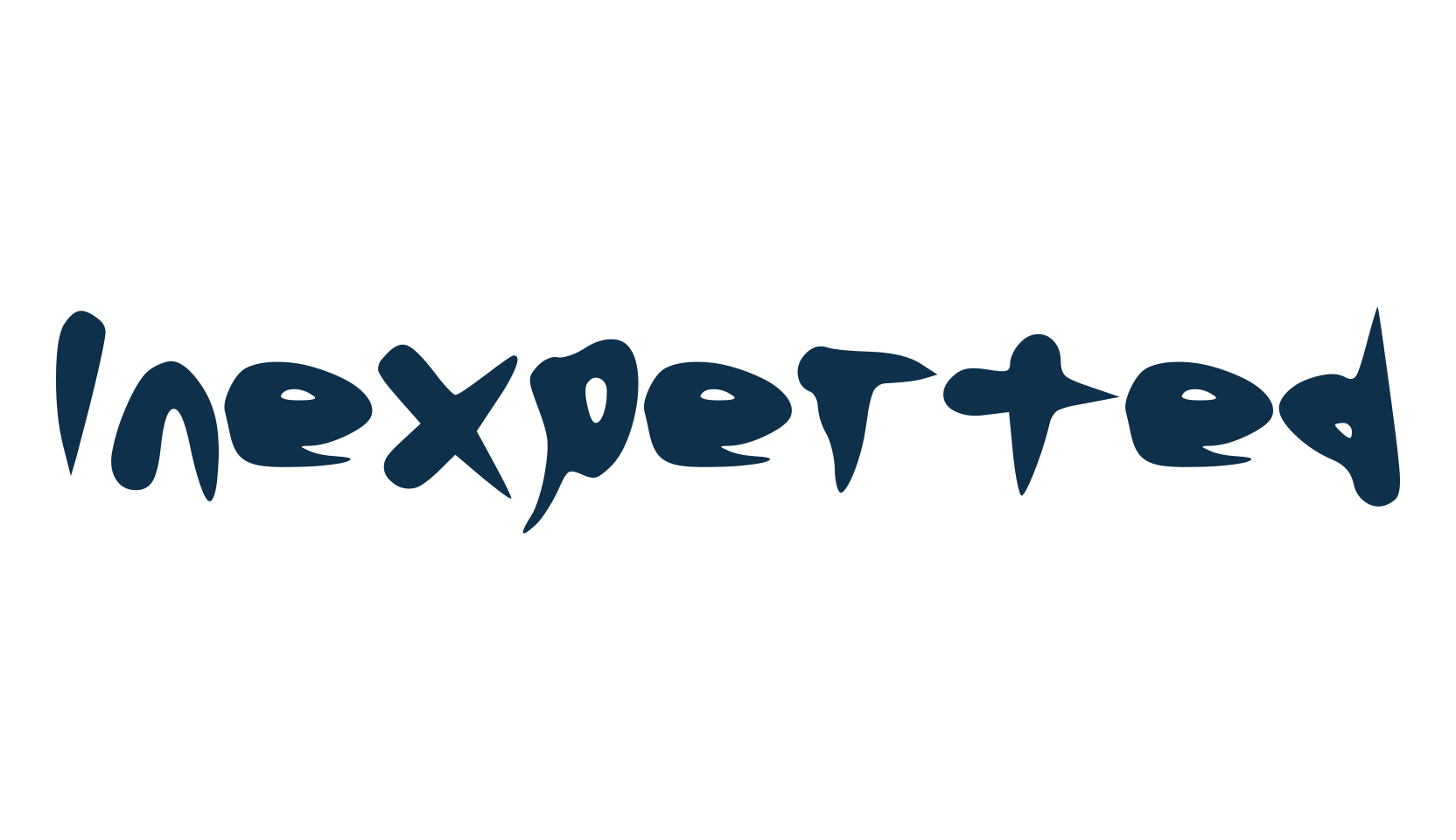 Inexperted, fancy various decorative script calligraphy font preview