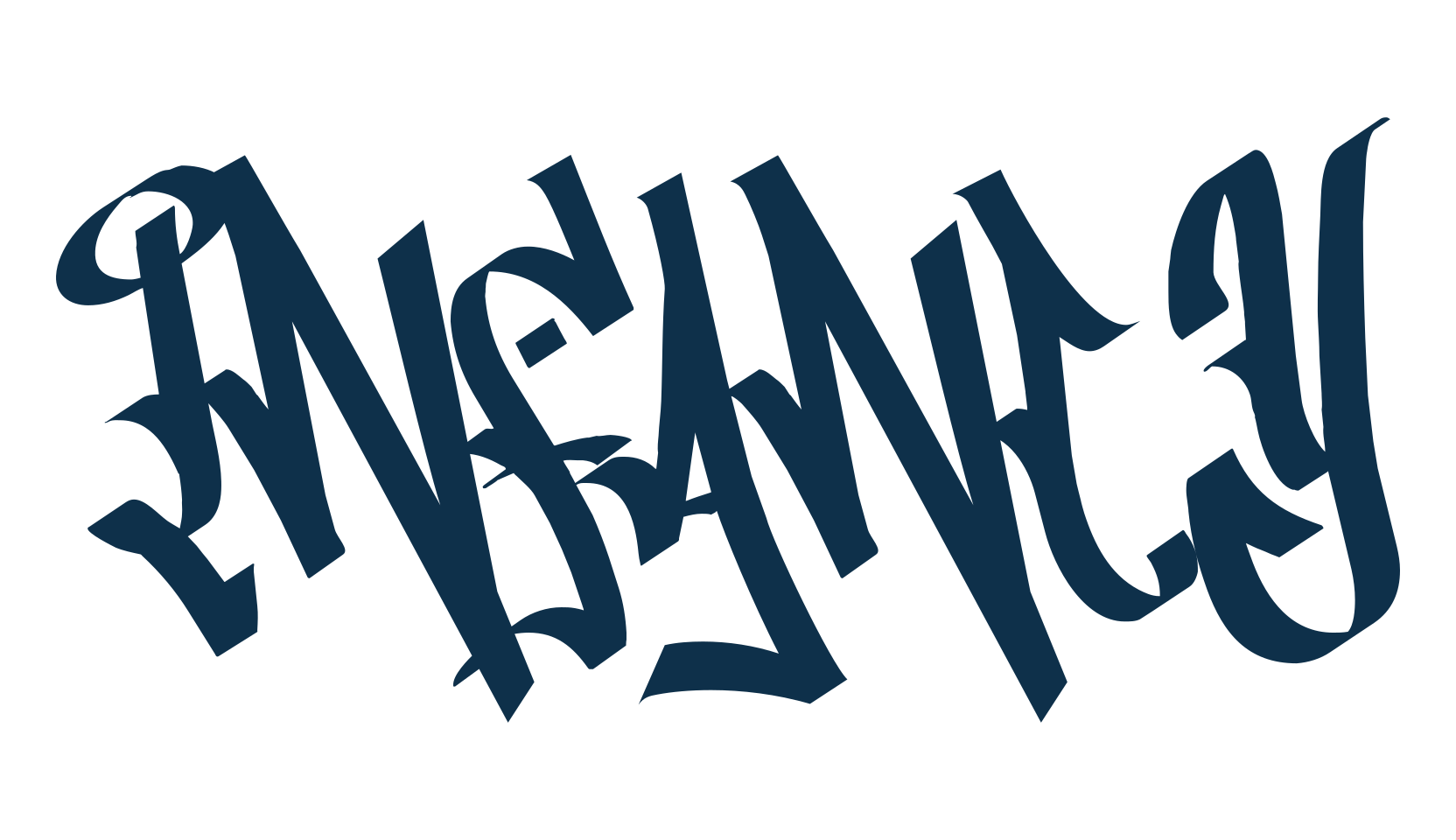 Infancy, script graffiti fancy decorative calligraphy font preview