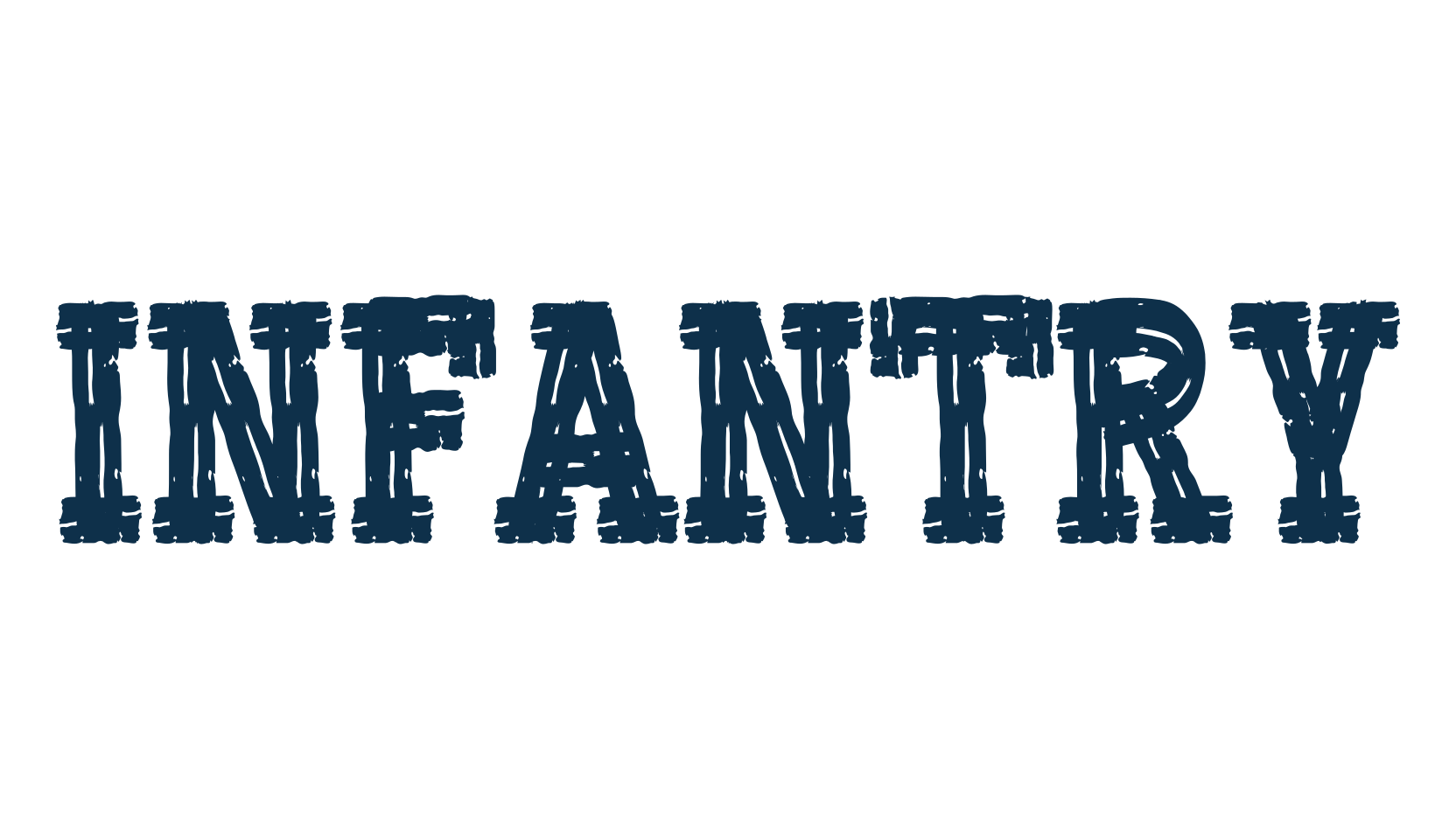 Infantry, western font preview