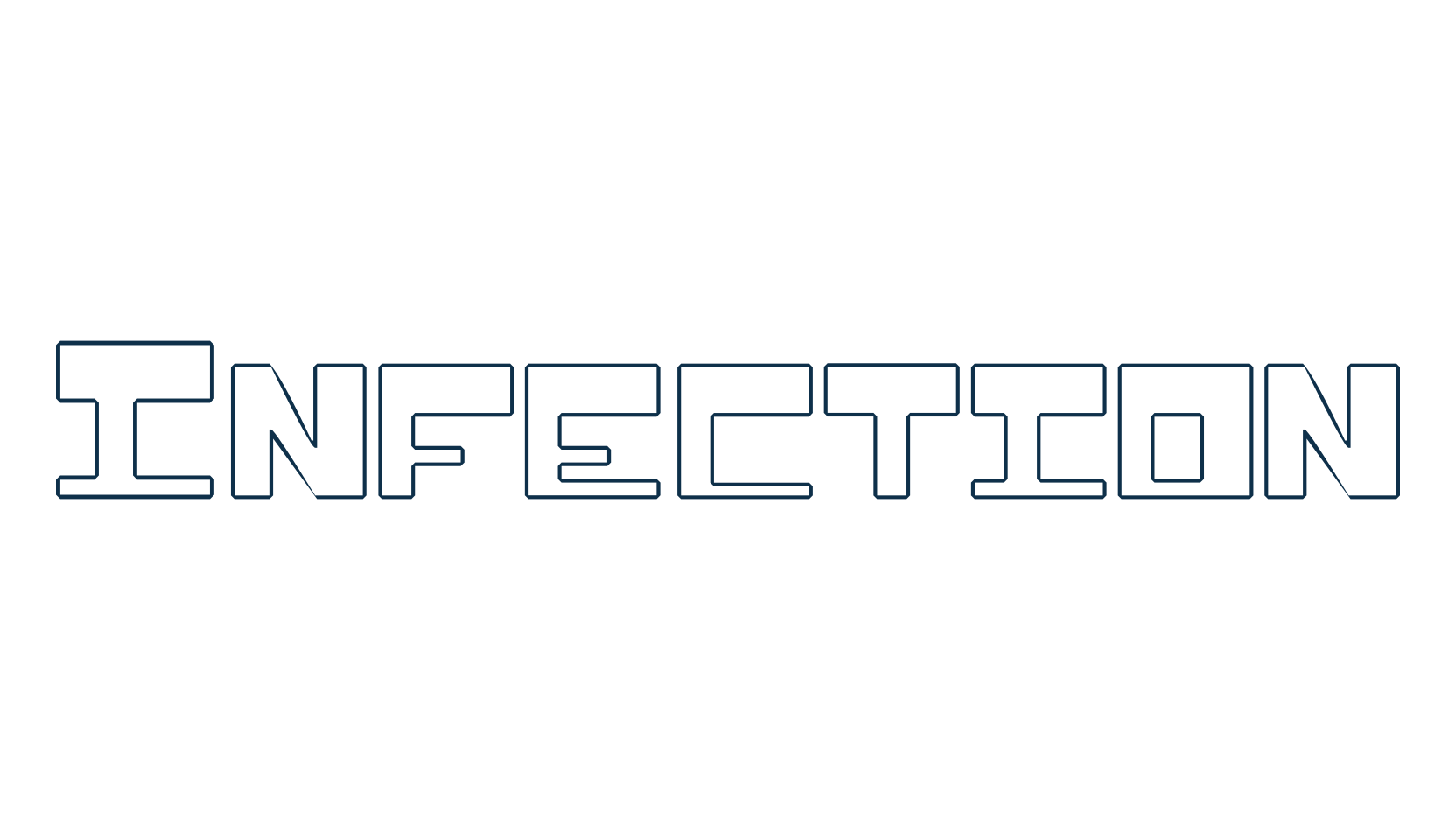 Infection, techno sci-fi font preview