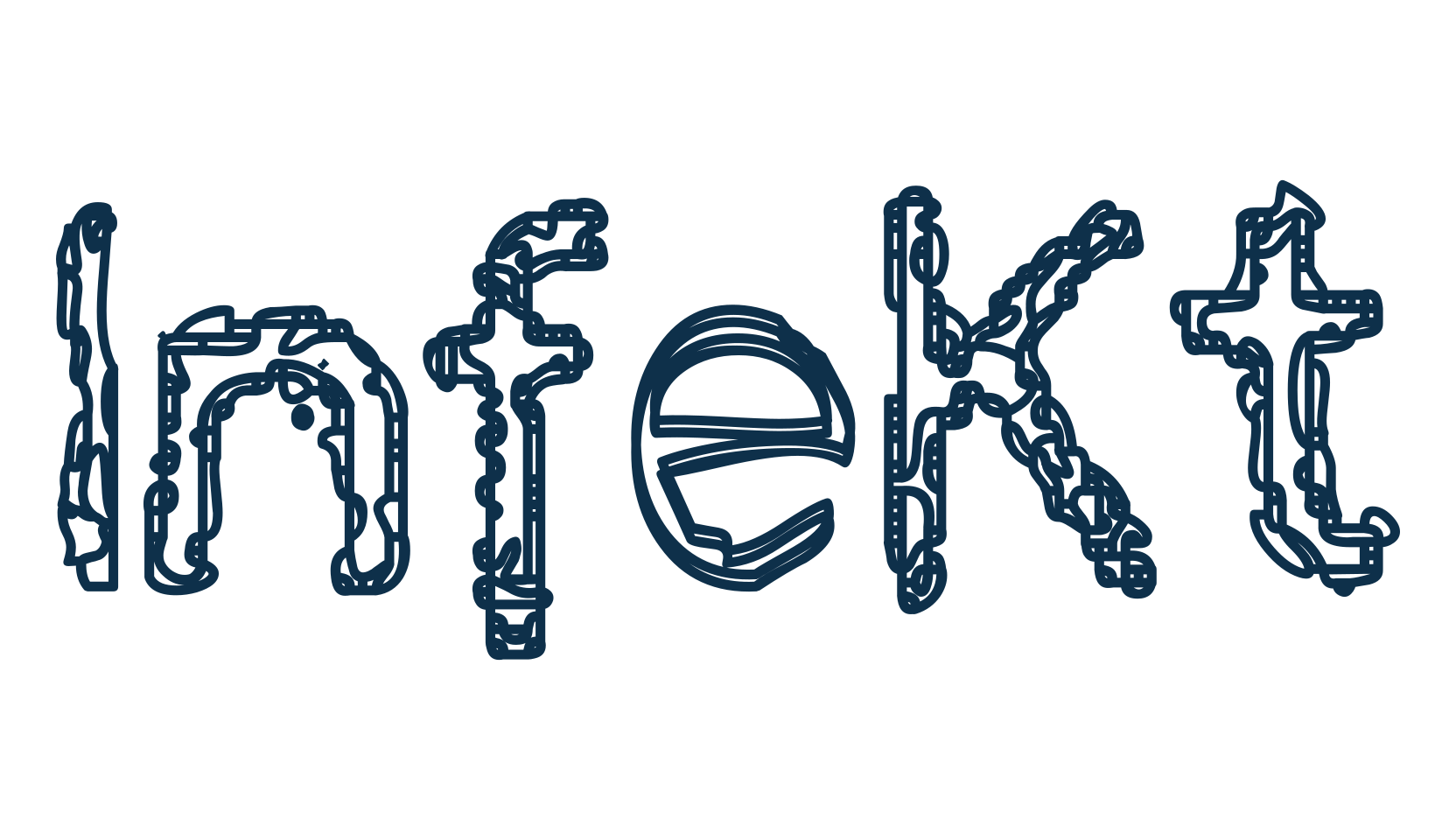 Infekt, distorted font preview