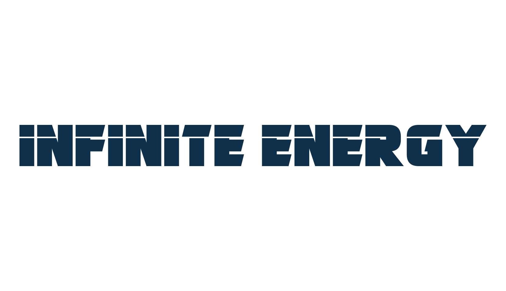 Infinite Energy, sci-fi font preview