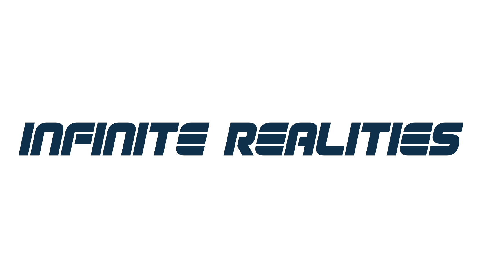 Infinite Realities, techno sci-fi font preview