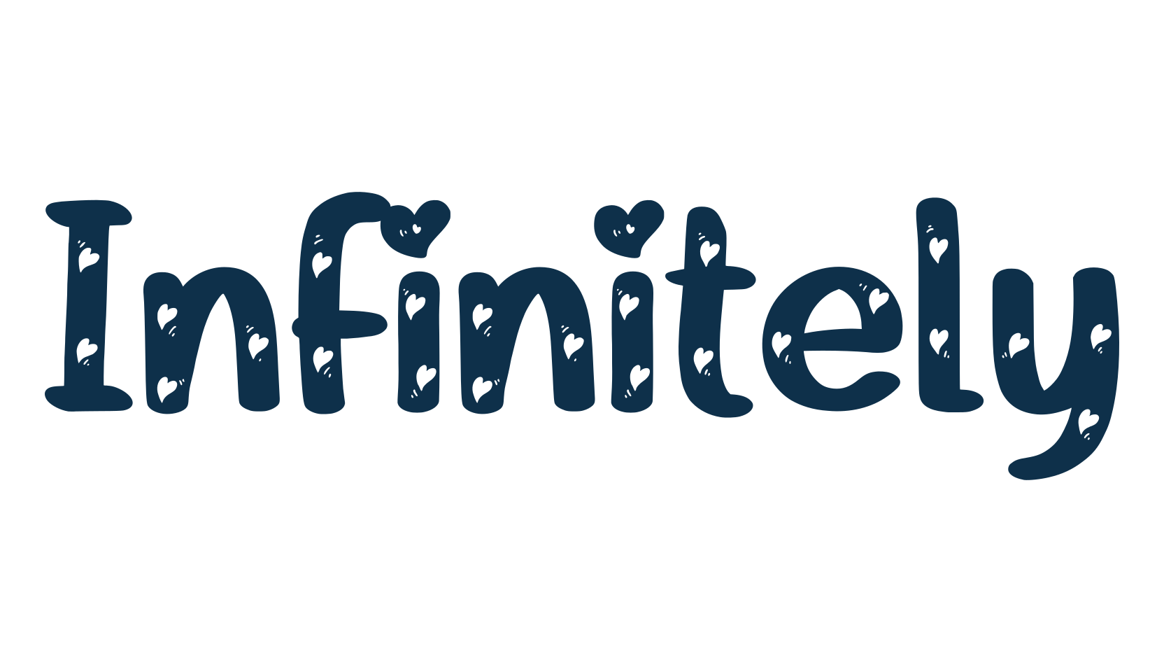 Infinitely, fancy decorative font preview