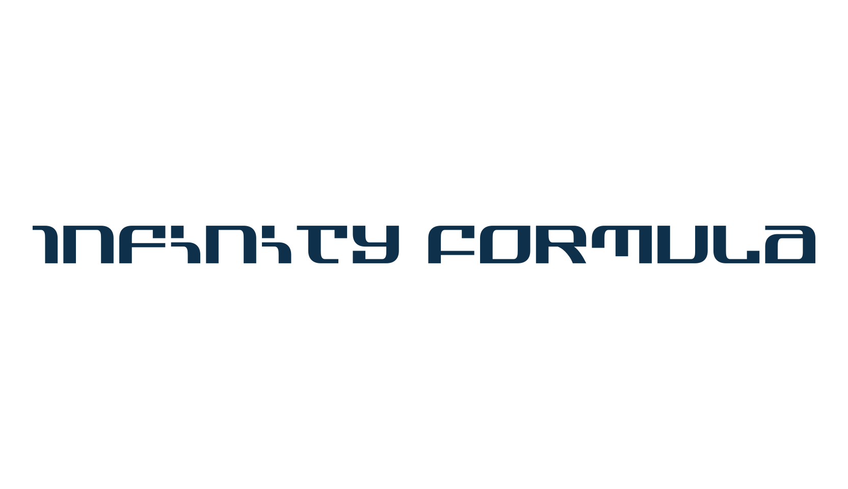 Infinity Formula, techno sci-fi font preview