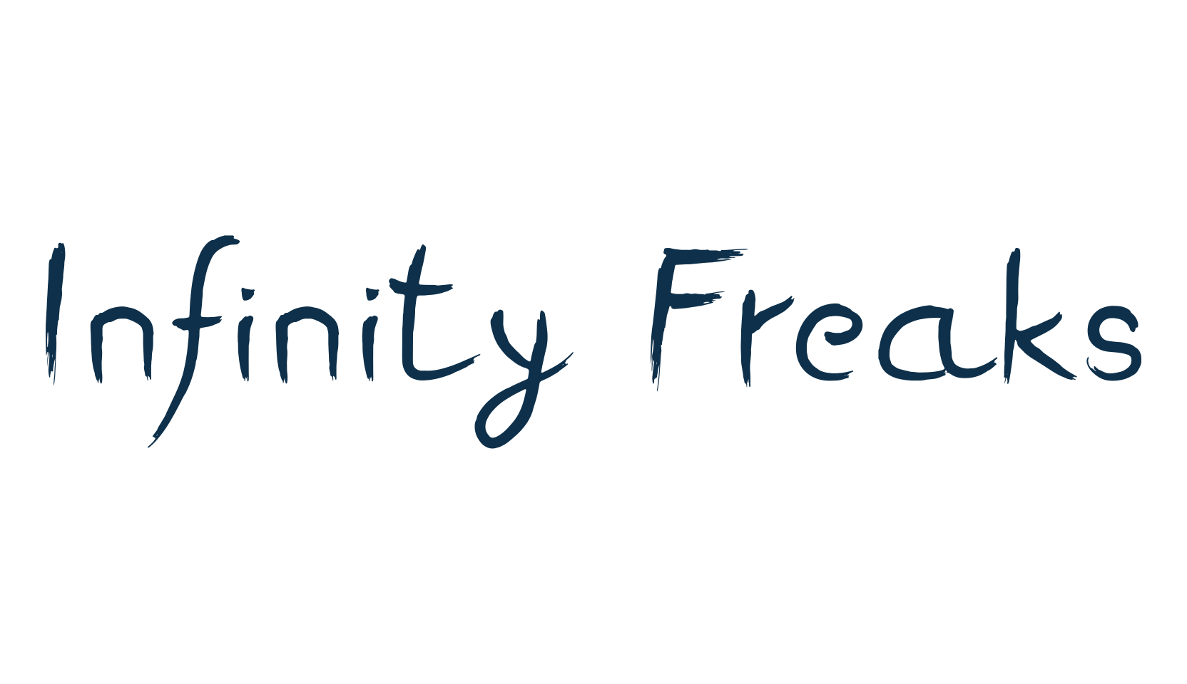 Infinity Freaks, script brush fancy decorative calligraphy font preview